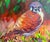 The Southern California artist is named Laura Green, with her piece titled "Kestrel." Its dimensions are 20 x 24 x 1. It...