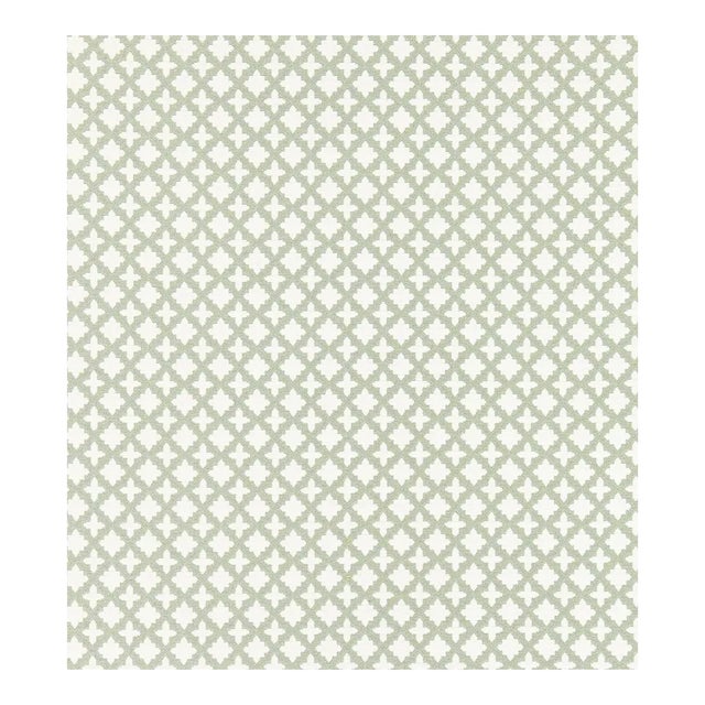 The House of Scalamandré Marrakesh Weave Fabric, Aquamarine For Sale