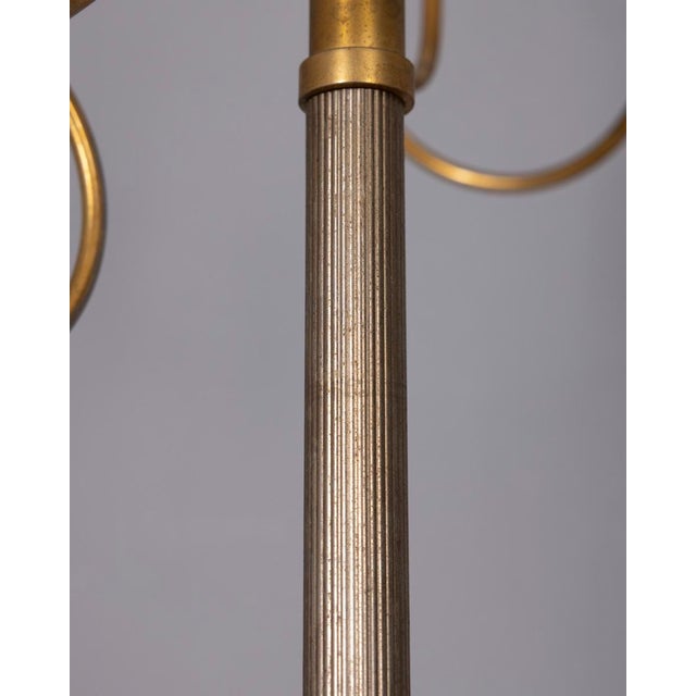 Vintage Italian Floor Coat Stand in Golden Brass, 1960s For Sale - Image 9 of 13