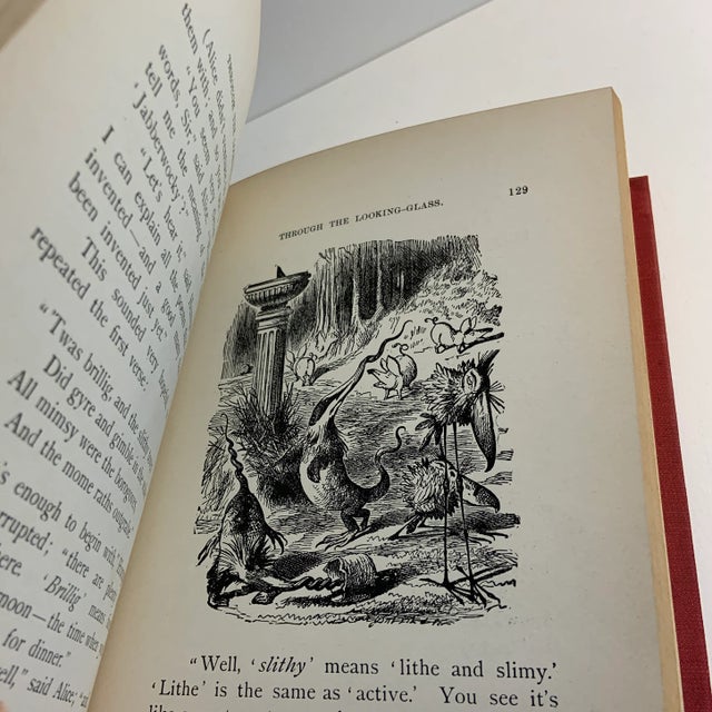 1930s 1930 Alice Through the Looking Glass Book For Sale - Image 5 of 10