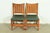 A gorgeous pair of antique Mission or Arts & Crafts period V-back dining chairs By Gustav Stickley USA, Early 20th Century...