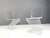 1980s Acrylic Glass Zigzag Dining Chairs, 1980s, Set of 2 For Sale - Image 5 of 10