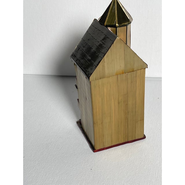 Antique Folk Art Handmade Straw Miniature Doll House For Sale In Miami - Image 6 of 8