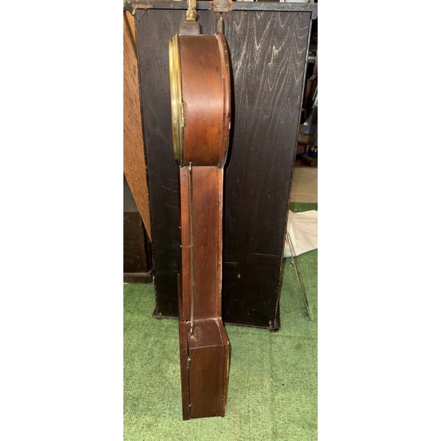 American Early 19th Century Massachusetts Banjo Wall Clock by Horace Tifft For Sale - Image 3 of 12