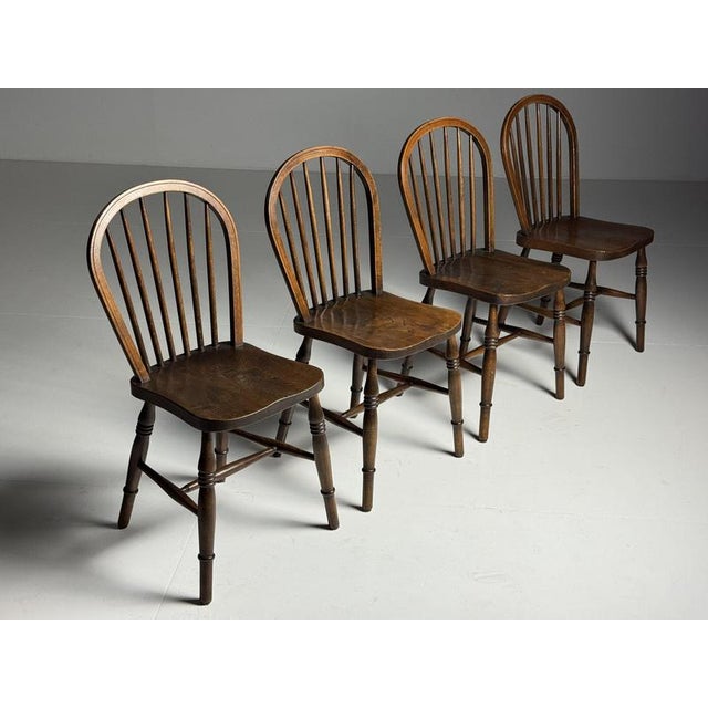 1960s Windsor Chairs, 1960s, Set of 4 For Sale - Image 5 of 18