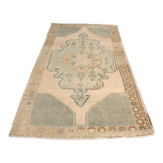 Mid 20th Century Oushak Anatolian Wool Carpet For Sale