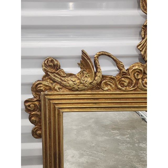 Antique Late 19th Century Empire Style Gilded Mirror From the Waldorf Astoria Hotel Nyc For Sale In New York - Image 6 of 18