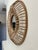 Nautical Large Coastal Rattan Round Wall Mirror For Sale - Image 3 of 12