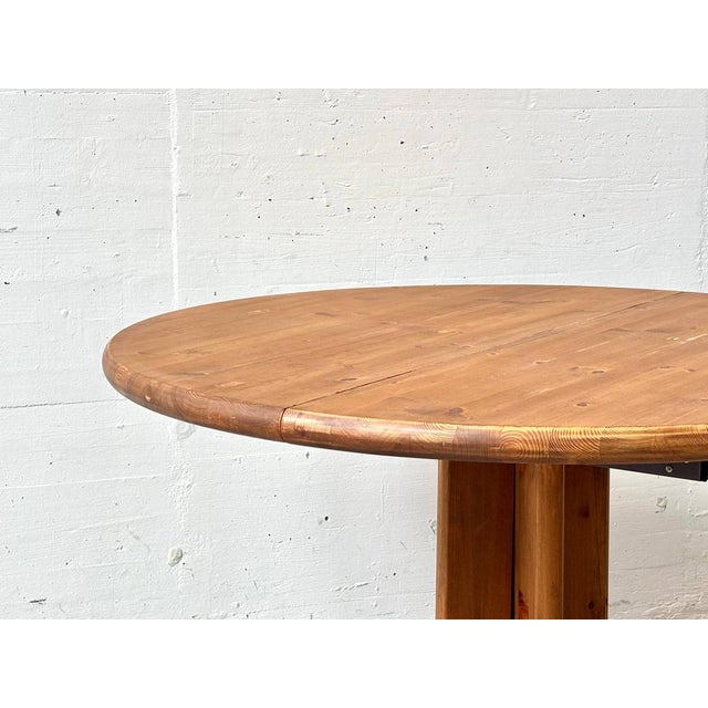Extendable Dining Table in Pine Wood, 1970s For Sale - Image 12 of 18