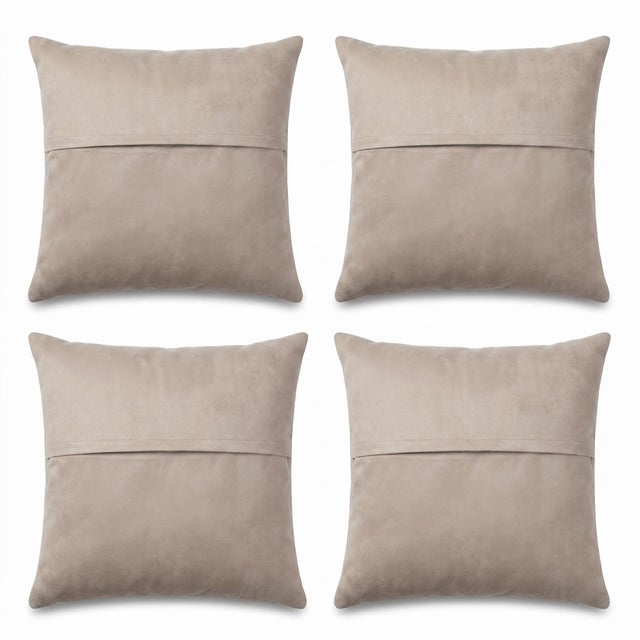 Turkish Oushak Lumbar Kilim Pillow Cover 16'' X 16'' & 24'' X 16'' - Set of Four For Sale - Image 4 of 4