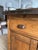 Vintage Industrial Desk With Integrated Swing-Out Stools For Sale - Image 11 of 18