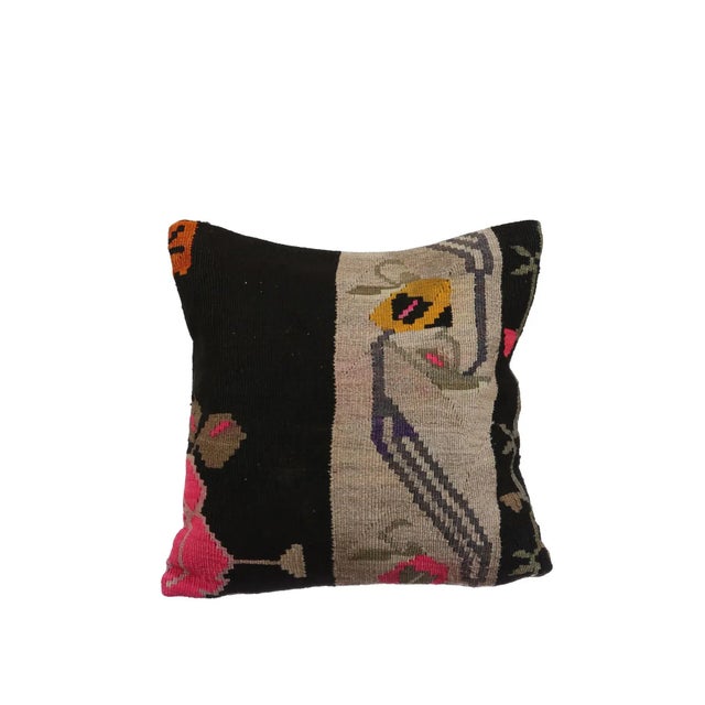 Decorative Kilim Pillow Cover For Sale - Image 4 of 4