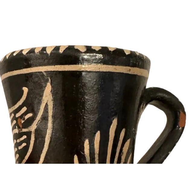 Late 20th Century Vintage Oaxacan Pottery Mugs - Set of 3 For Sale - Image 5 of 5