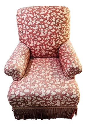 Late 20th Century Kisabeth Custom-Upholstered Club Armchair