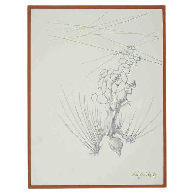 Leo Guida, The Fall, Original Drawing, 1970s For Sale