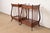 Maslow Freen French Regency Louis XVI Carved Mahogany Nightstands, Newly Refinished For Sale - Image 14 of 14
