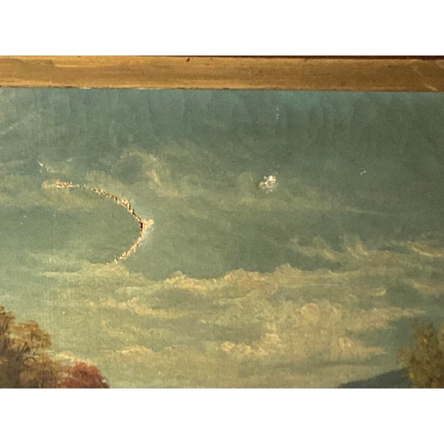 African-American Celebrated 19th-Century Landscape Ohio River Valley Landscape by Prominent Painter Robert S. Duncanson (1821-1872), For Sale - Image 6 of 12