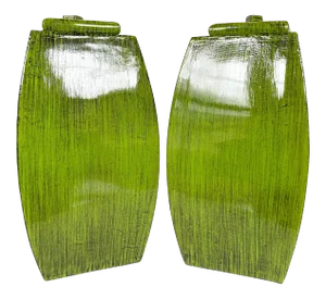 Contemporary Decorative Jars With Lids - a Pair