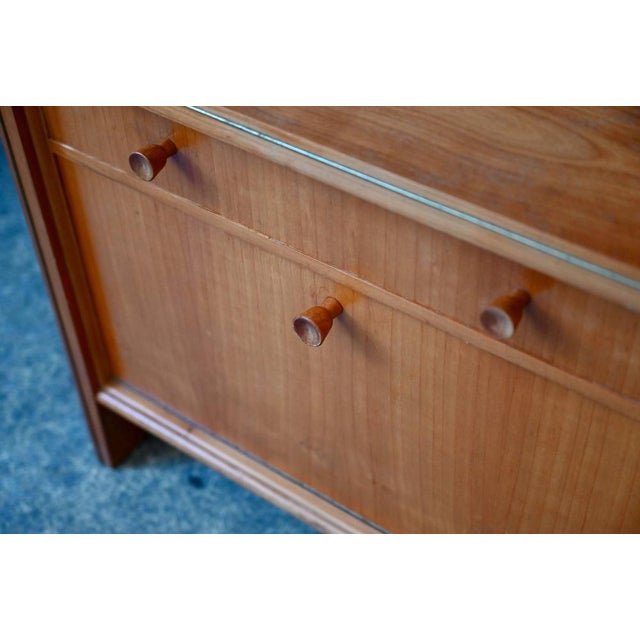 Vintage Bedside Table in Two-Tone Wood, 1950s For Sale - Image 6 of 18