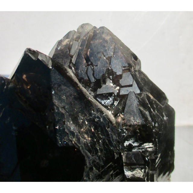 Gemstone Black Quartz Natural Crystal Point For Sale - Image 7 of 9