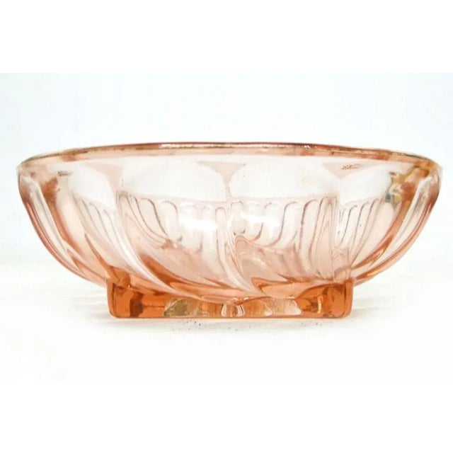 1930s Art Deco Bowl attributed to Krosno Glassworks For Sale - Image 5 of 5