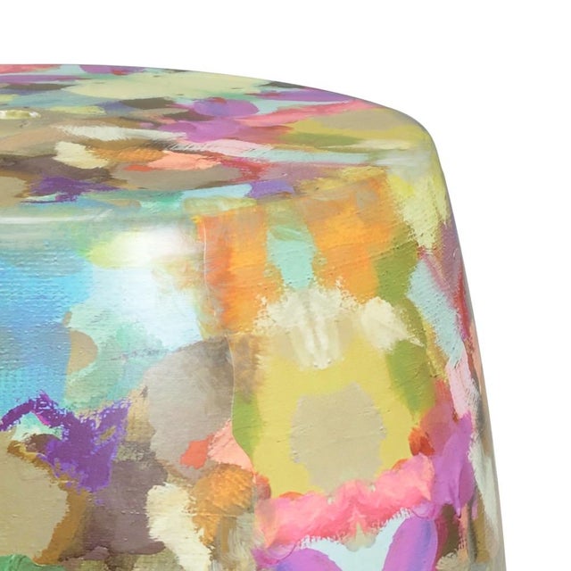 Part of the debut laura park designs collection for wildwood, laura's "indigo girl" painting has been transformed into a...
