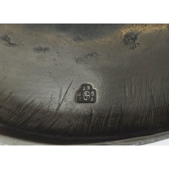 Antique Pair 1806 Austrian Silver Candlesticks 13th Loth. .812 For Sale In New York - Image 6 of 15