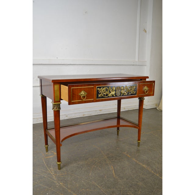 John Widdicomb Neo Classical Style Bronze Mount 1 Drawer ...