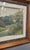 English Vintage Impressionist Style Landscape Oil Painting in Carved Wood Frame - Signed unclear For Sale - Image 3 of 12