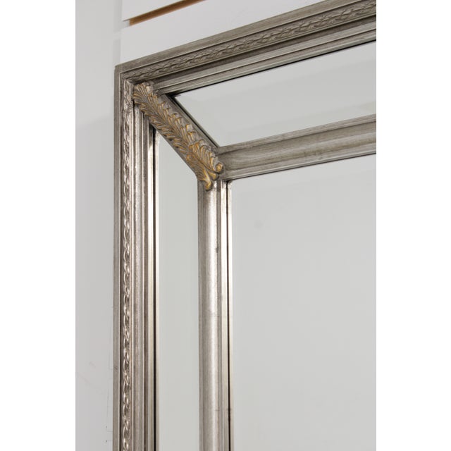 Basset Rectangular Silver Multi Panel Mirror For Sale In Philadelphia - Image 6 of 14