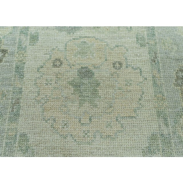 Turkish Turkish Oushak Rug 2'2" x 10'6" #19407 For Sale - Image 3 of 8