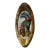 Vintage Salvador Teran Brass and Mosaic Glass Moctezuma Tray For Sale