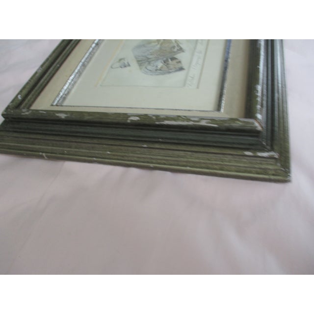 Baby Blue Vintage Christmas "Reflections" Artist Pencil Signed Limited Edition Engraving 3 / 500 For Sale - Image 8 of 11