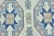 Textile Vintage Hand-Made Anatolian Blue Design Turkish Rug For Sale - Image 7 of 11