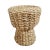 Tan Rattan Braided Rope Stool For Sale - Image 8 of 8