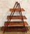 Rare Mid-Century Style Bamboo, Rattan Foldable Wall, Book Shelf, Étagère With 4 Graduated Tiers in a Sculptural a-Frame Form For Sale - Image 12 of 12