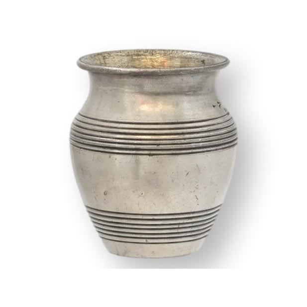 English Silver-Plate 'Just a Spot' Mustard Pot For Sale - Image 4 of 5