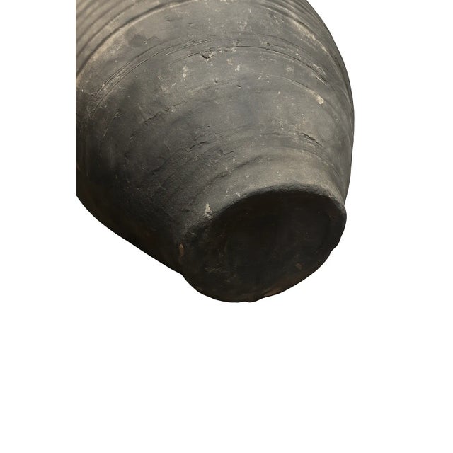 Rustic French-Style Mediterranean Amphora – Handcrafted in Egypt For Sale - Image 4 of 4