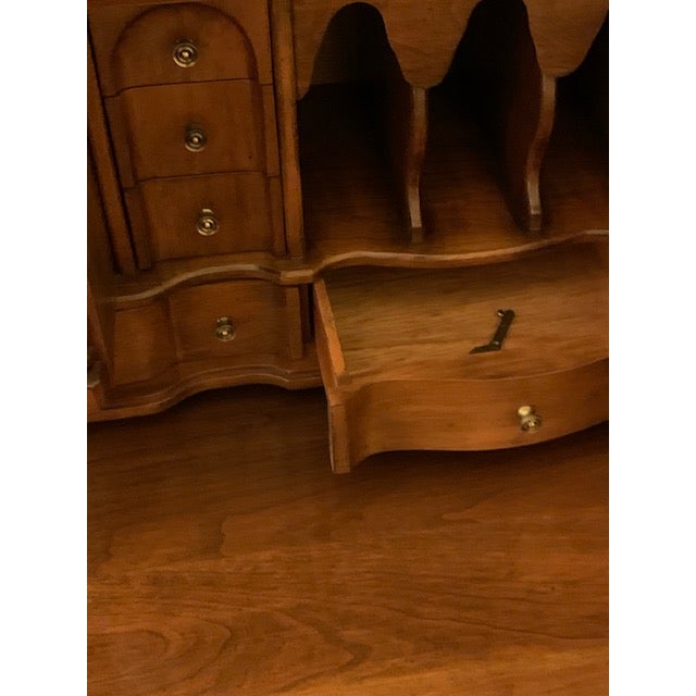 1980s Vintage Monitor Furniture Company Secretary Desk Chairish