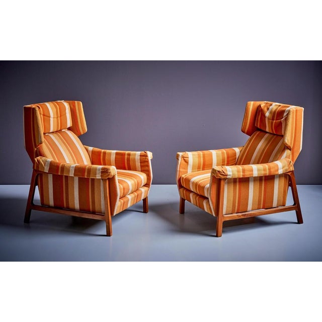 Set of Lounge Chairs by Umberto Colombo & Alberti Reggio, 1950s For Sale - Image 3 of 10