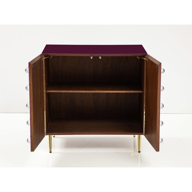 Contemporary Purple Cabinet in Murano Glass from Justfurnituress SRL For Sale - Image 3 of 10