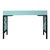 Wood Chippendale Writing Desk - Turquoise For Sale - Image 7 of 9
