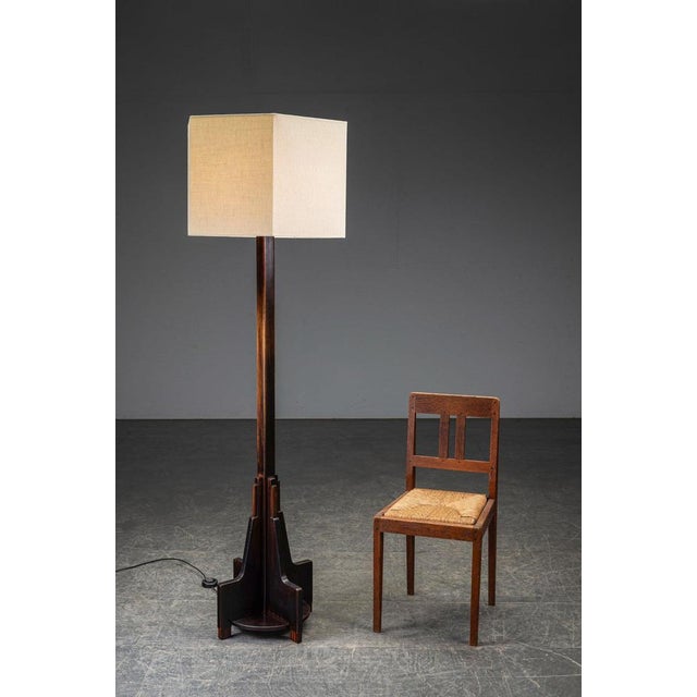 Amsterdam School Standing Lamp, 1920s For Sale - Image 8 of 10