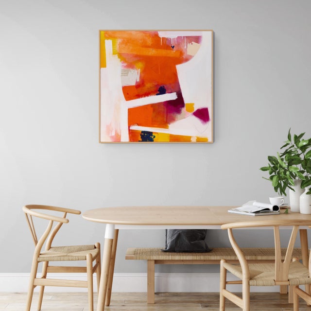 Xanda McCagg Contemporary Abstract Oil and Graphite on Canvas "Masthead" by Xanda McCagg For Sale - Image 4 of 5