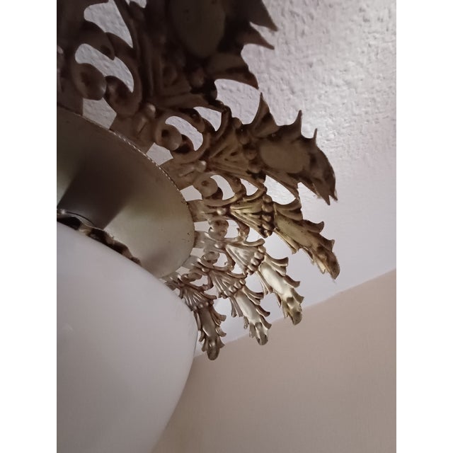 Sun Ceiling Lamp, 1960s For Sale - Image 3 of 7