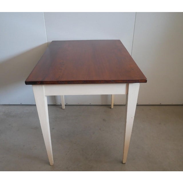 1920s Antique Fixed Rectangular Table, 1920s For Sale - Image 5 of 17