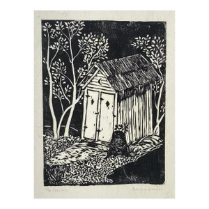 1970s Patricia Grainger Specialty Linocut