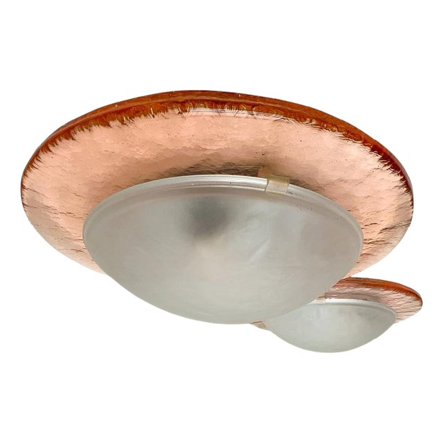 Murano Glass Ceiling Light from Massive Lighting, 1980s For Sale