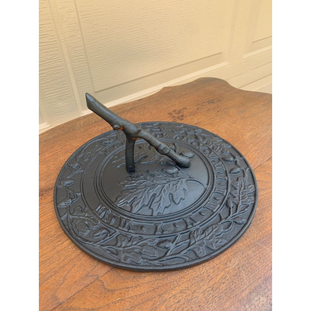 A classic iron garden sundial inspired by traditional English estate landscapes. Pieces like this bring structure and...