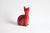 Mid-Century Modern Red Ceramic Cat by Aldo Londi for Bitossi, Italy, 1960s For Sale - Image 3 of 18